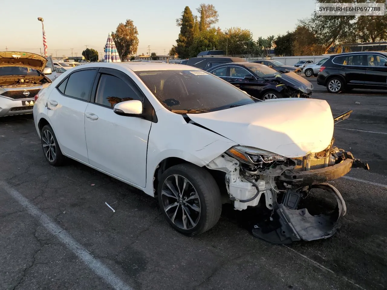 2017 Toyota Corolla L VIN: 5YFBURHE6HP697788 Lot: 79916054