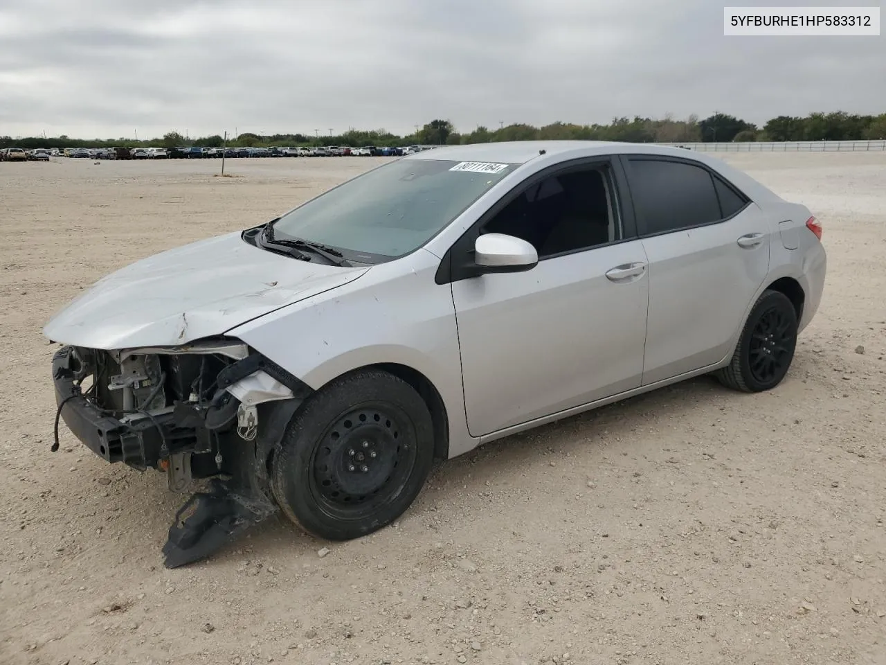 2017 Toyota Corolla L VIN: 5YFBURHE1HP583312 Lot: 80111164