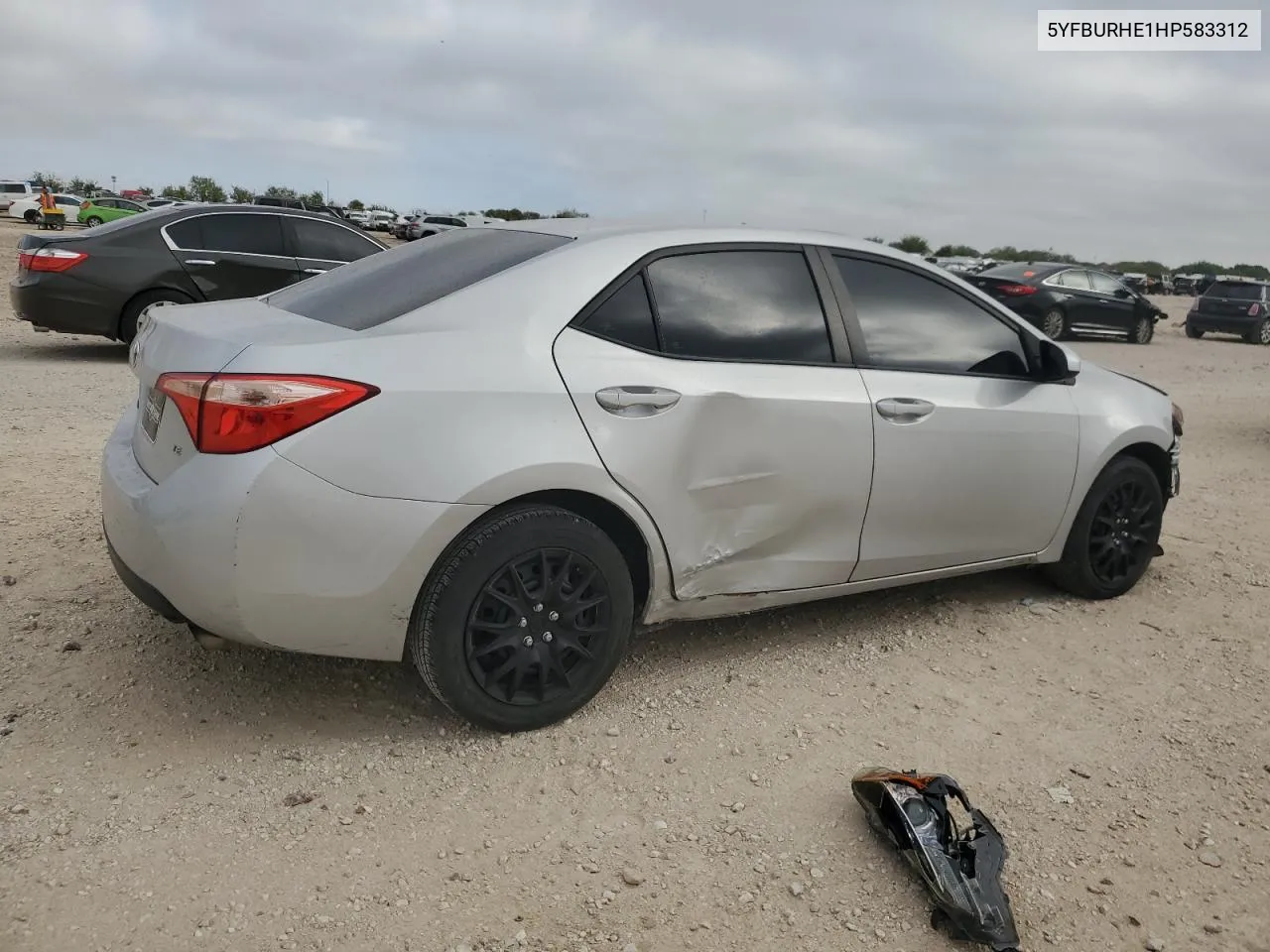 2017 Toyota Corolla L VIN: 5YFBURHE1HP583312 Lot: 80111164