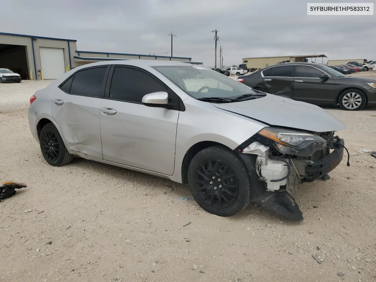 2017 Toyota Corolla L VIN: 5YFBURHE1HP583312 Lot: 80111164