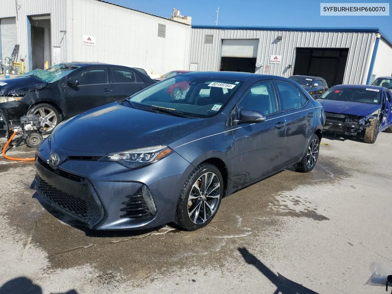 2017 Toyota Corolla L VIN: 5YFBURHE5HP660070 Lot: 80159784