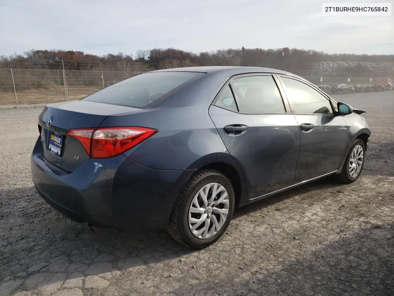 2017 Toyota Corolla L VIN: 2T1BURHE9HC765842 Lot: 80223974