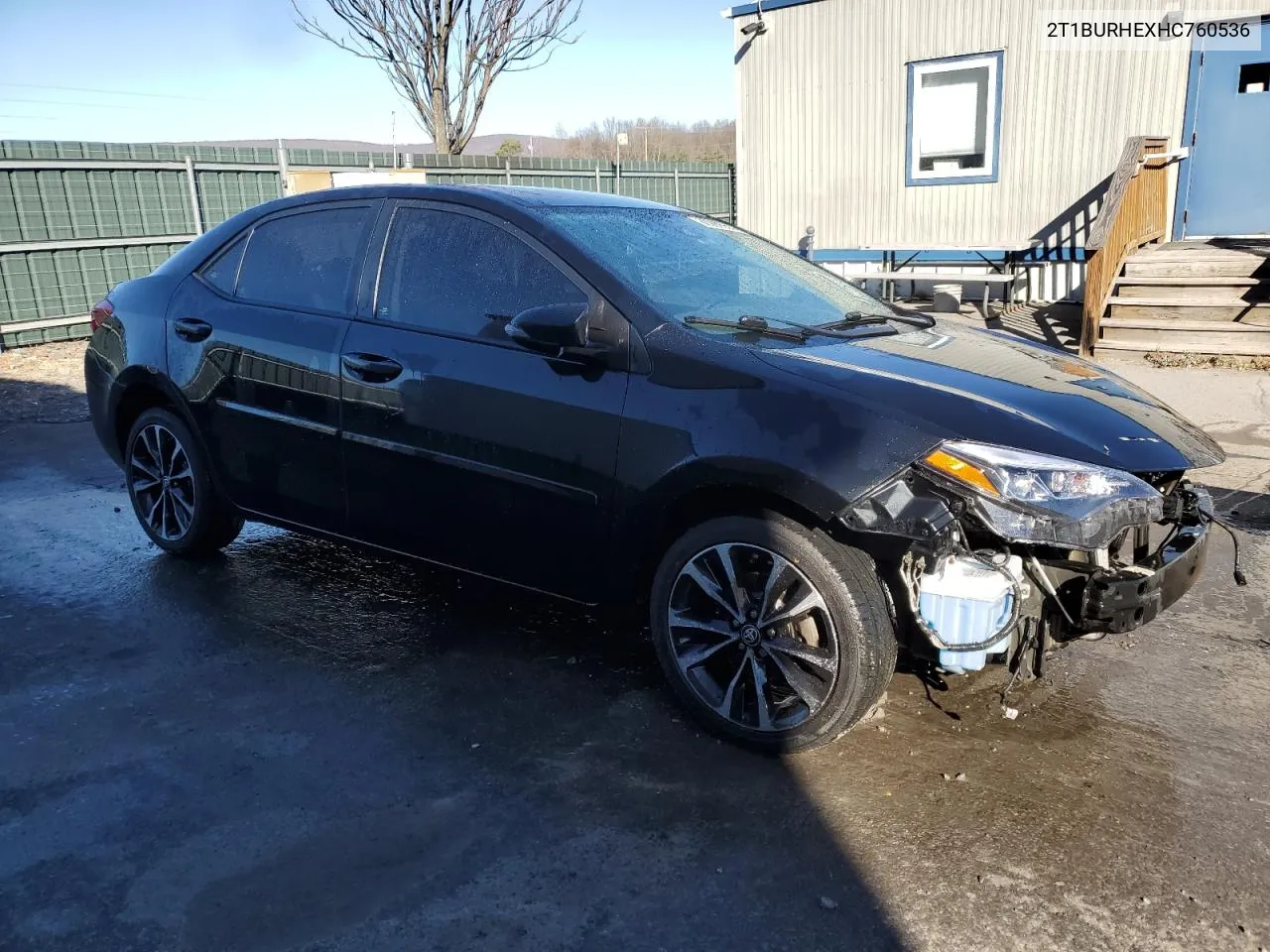 2017 Toyota Corolla L VIN: 2T1BURHEXHC760536 Lot: 80260954