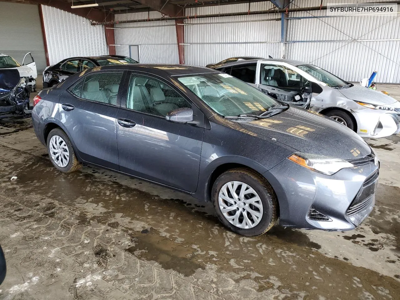 2017 Toyota Corolla L VIN: 5YFBURHE7HP694916 Lot: 80348834