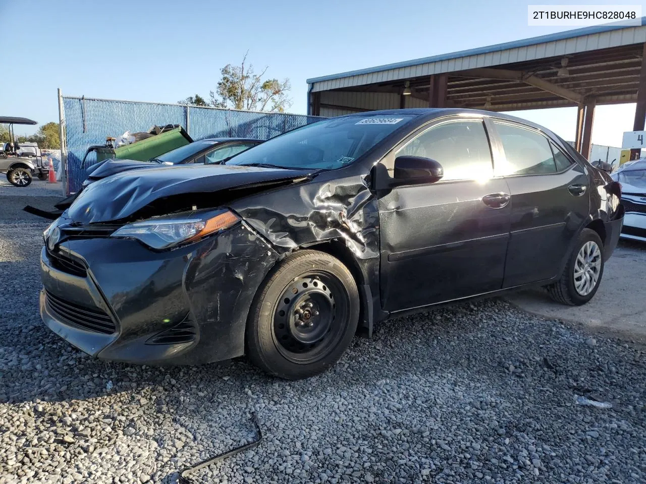 2017 Toyota Corolla L VIN: 2T1BURHE9HC828048 Lot: 80629684