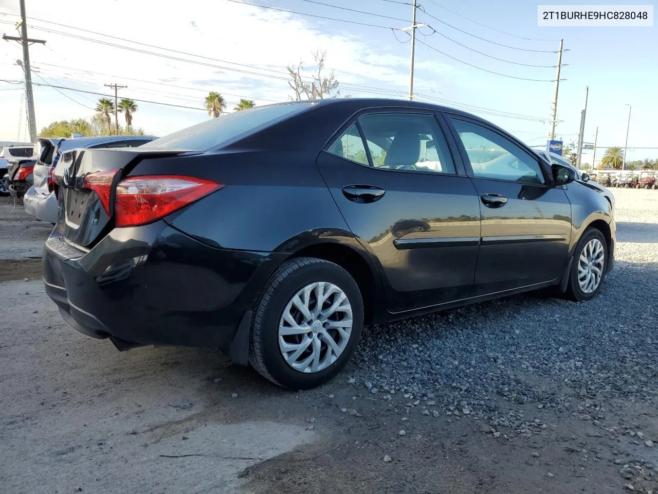 2017 Toyota Corolla L VIN: 2T1BURHE9HC828048 Lot: 80629684