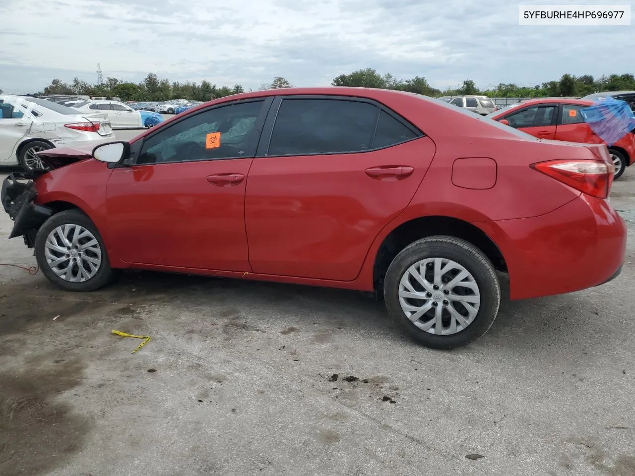 2017 Toyota Corolla L VIN: 5YFBURHE4HP696977 Lot: 80884244