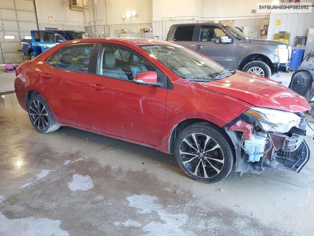 2017 Toyota Corolla L VIN: 5YFBURHE0HP583592 Lot: 80893354