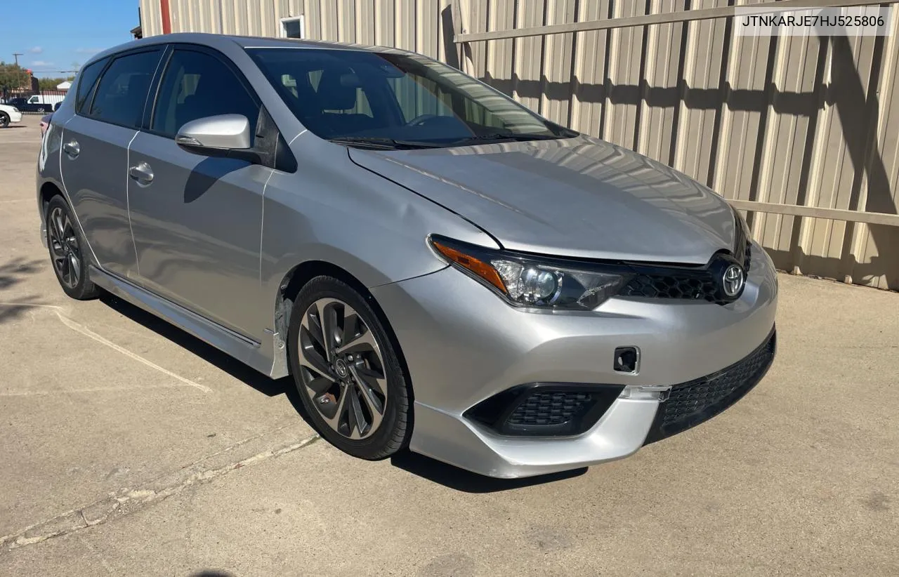 2017 Toyota Corolla Im VIN: JTNKARJE7HJ525806 Lot: 80917254