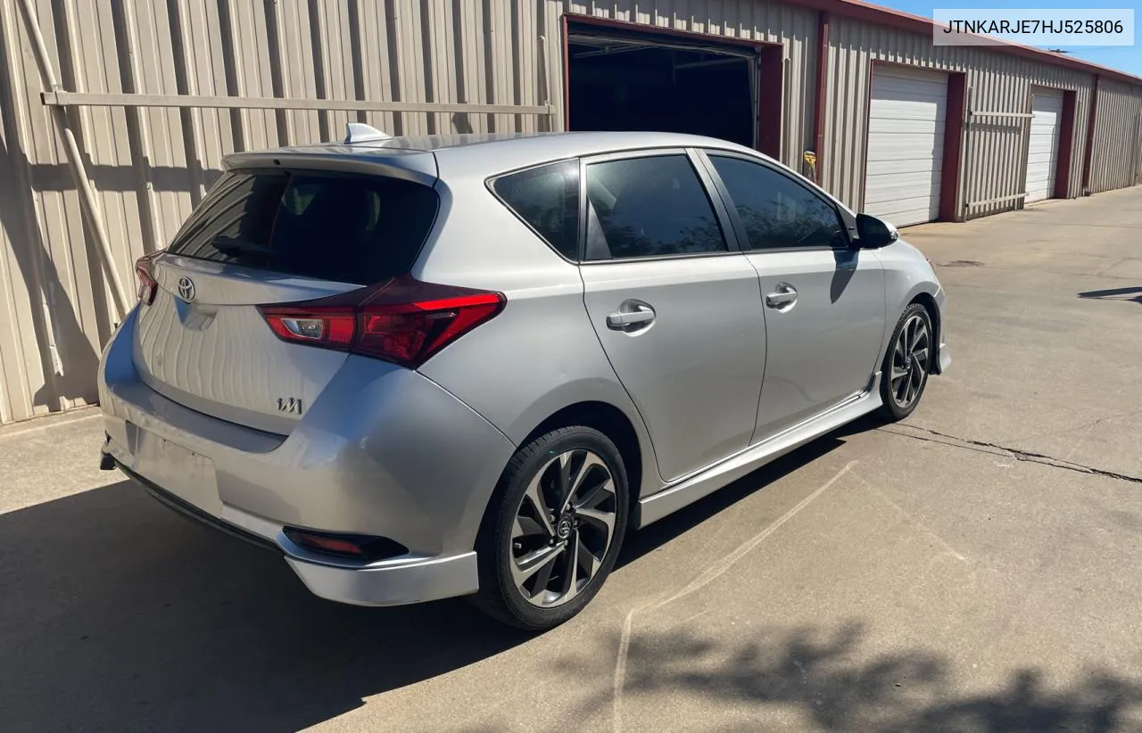 2017 Toyota Corolla Im VIN: JTNKARJE7HJ525806 Lot: 80917254