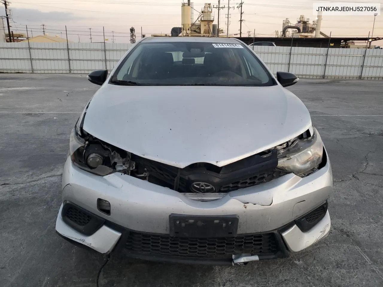 2017 Toyota Corolla Im VIN: JTNKARJE0HJ527056 Lot: 81414284