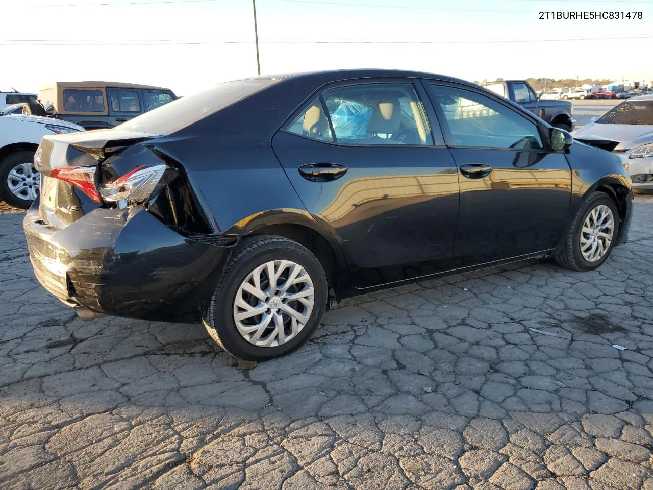 2017 Toyota Corolla L VIN: 2T1BURHE5HC831478 Lot: 81606324