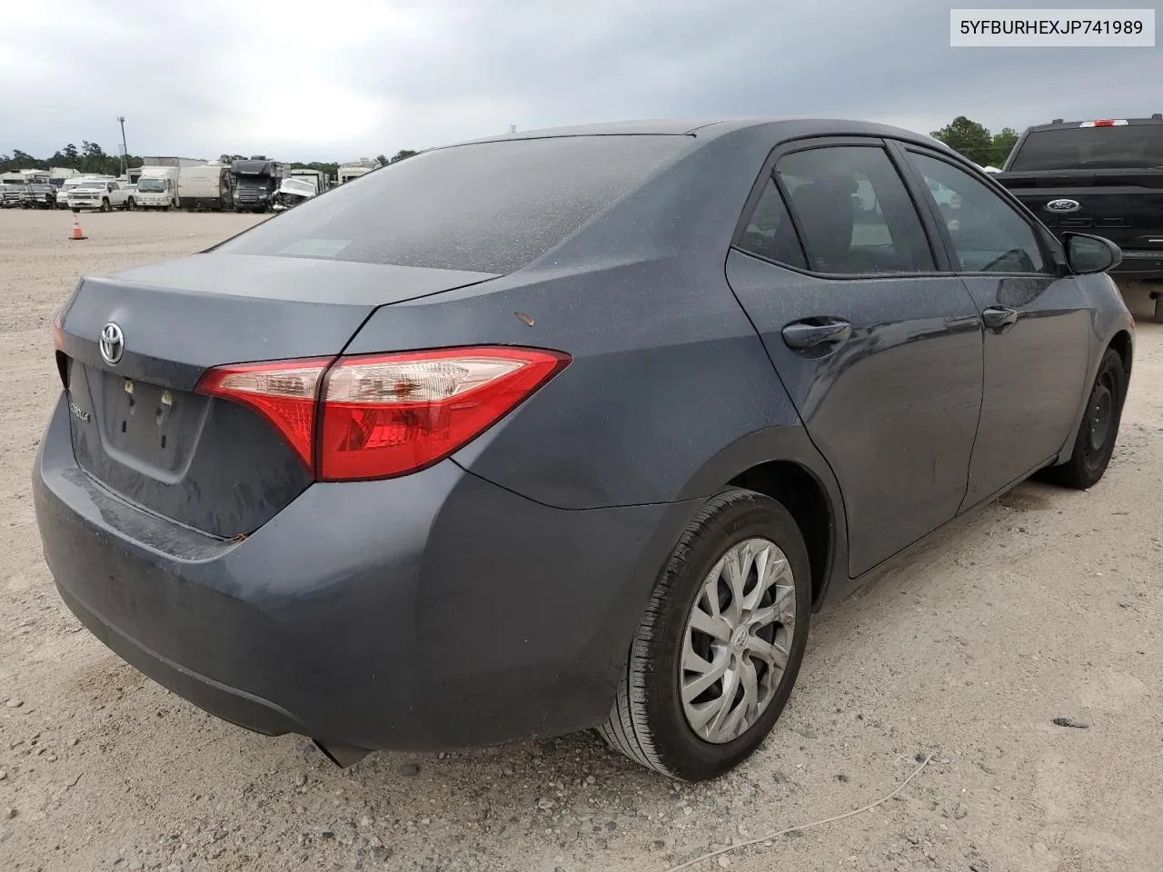 2018 Toyota Corolla L VIN: 5YFBURHEXJP741989 Lot: 48289994