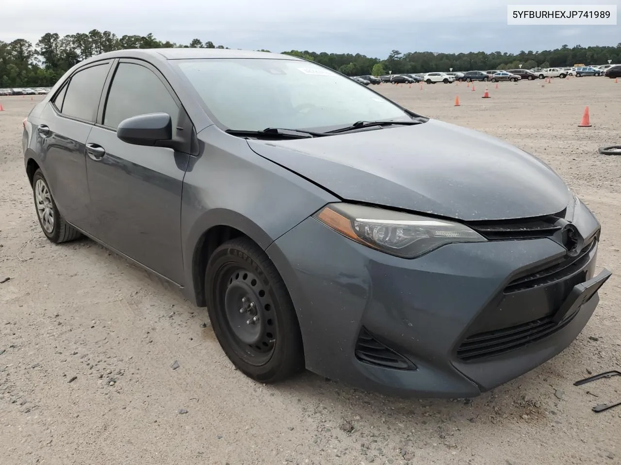 2018 Toyota Corolla L VIN: 5YFBURHEXJP741989 Lot: 48289994