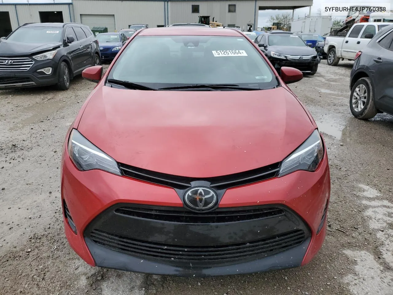 5YFBURHE4JP760358 2018 Toyota Corolla L