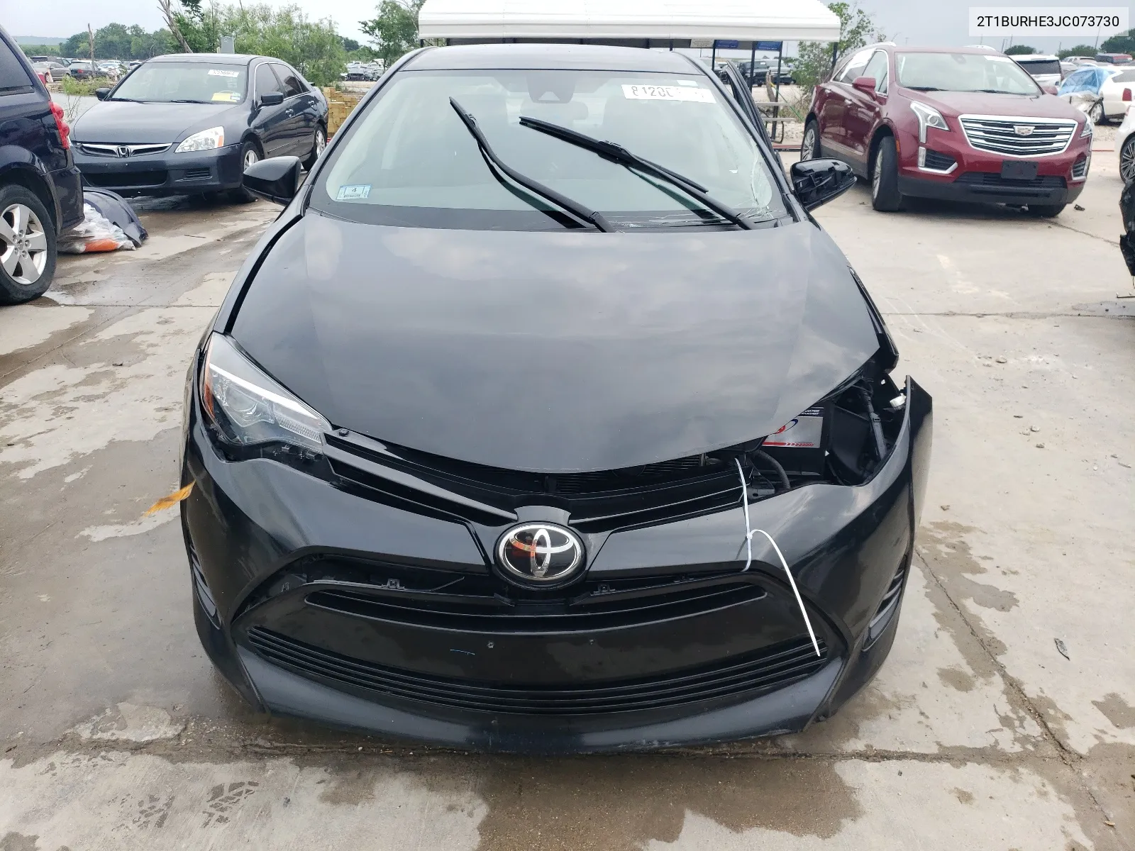 2T1BURHE3JC073730 2018 Toyota Corolla L