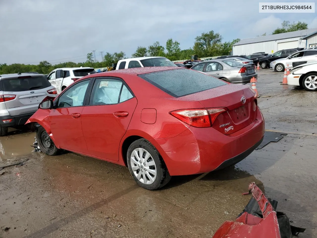 2018 Toyota Corolla L VIN: 2T1BURHE3JC984544 Lot: 53670594