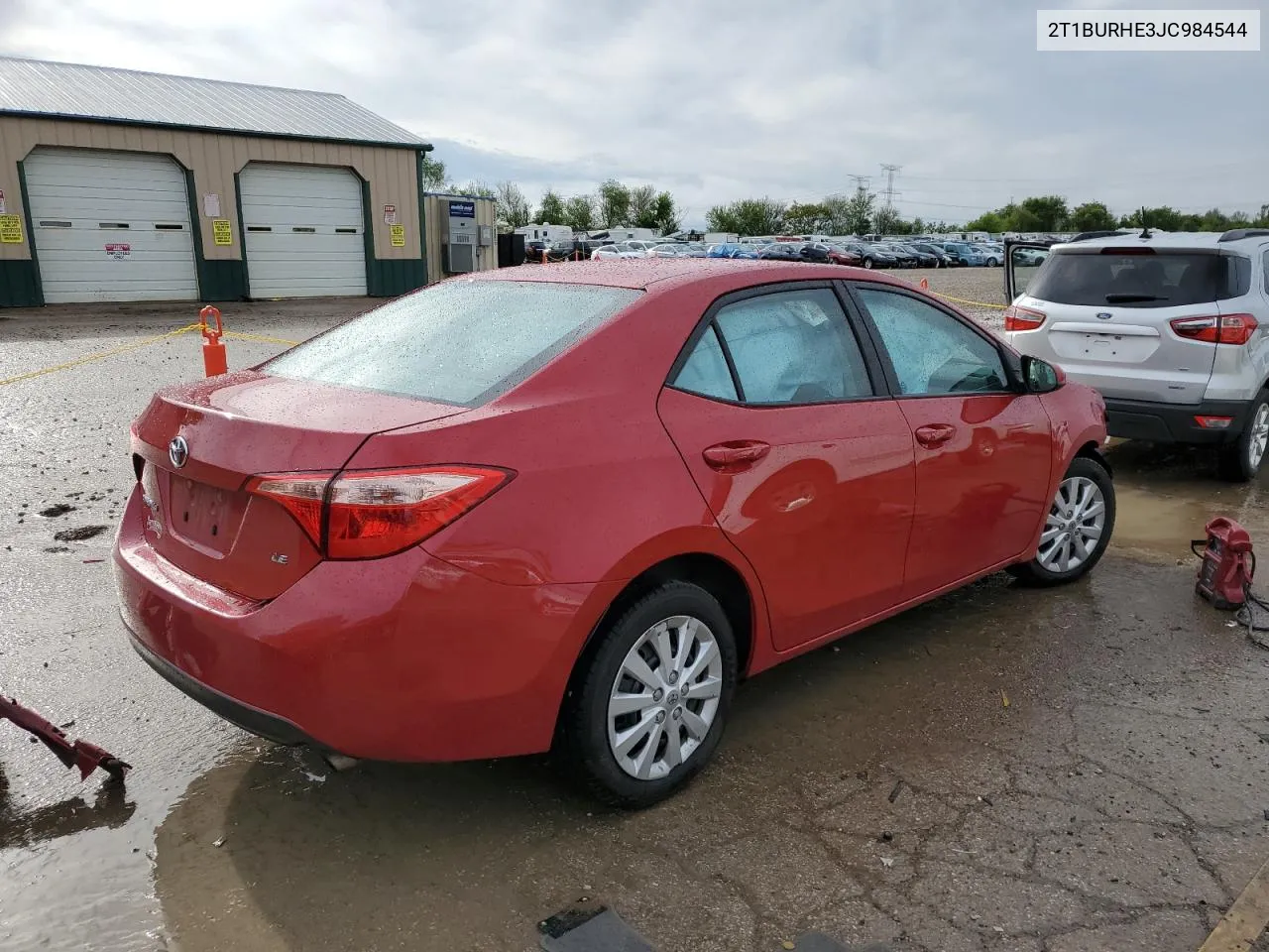 2018 Toyota Corolla L VIN: 2T1BURHE3JC984544 Lot: 53670594