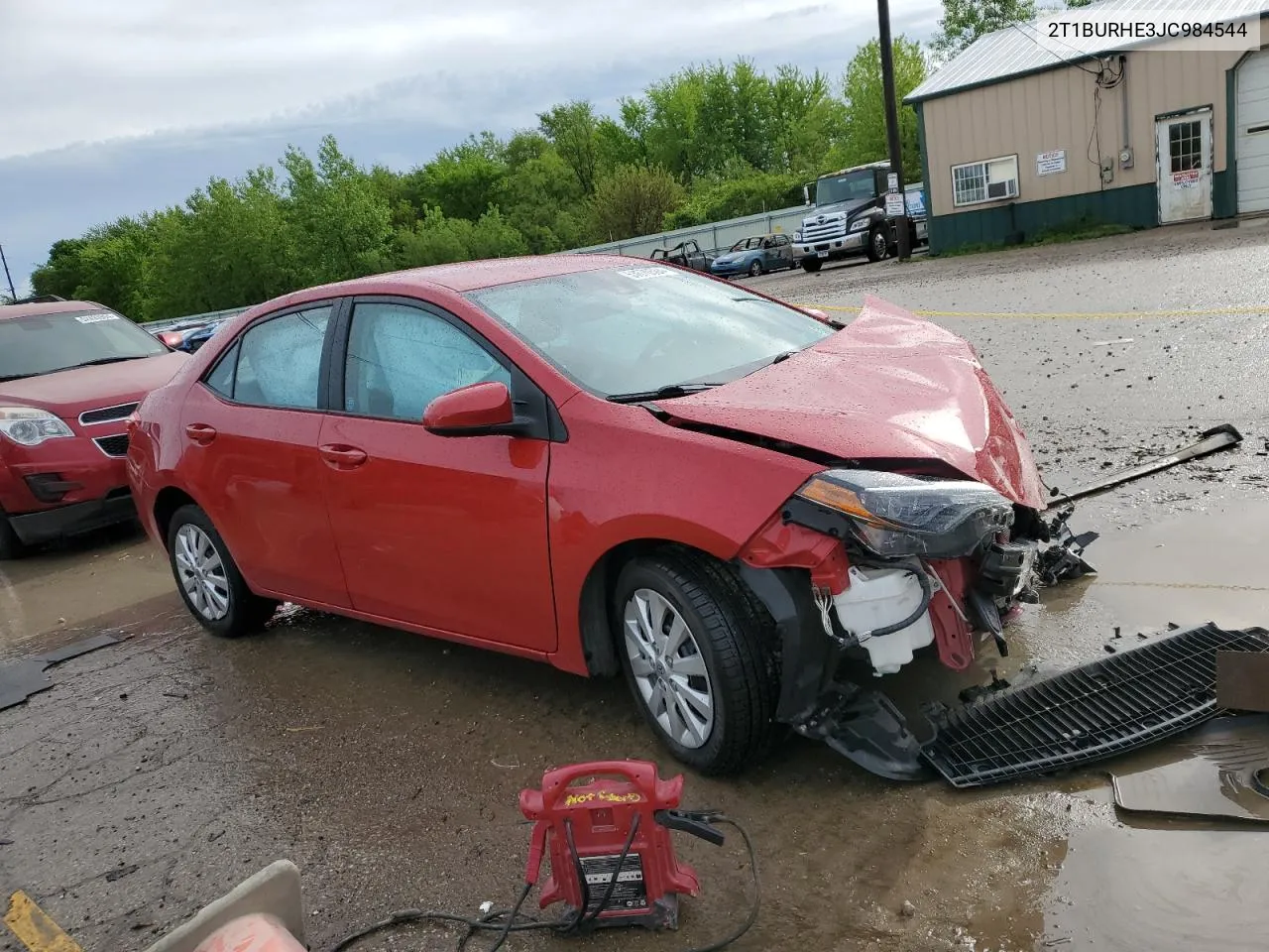 2018 Toyota Corolla L VIN: 2T1BURHE3JC984544 Lot: 53670594