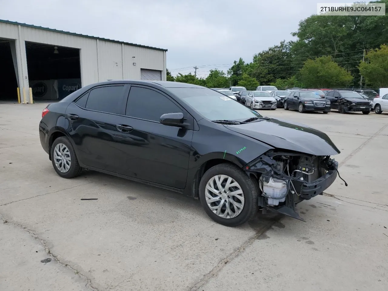 2018 Toyota Corolla L VIN: 2T1BURHE9JC064157 Lot: 54195264