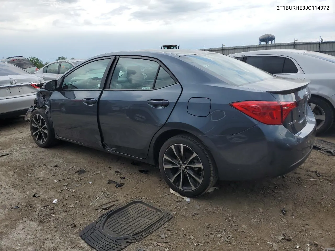 2018 Toyota Corolla L VIN: 2T1BURHE3JC114972 Lot: 54734424