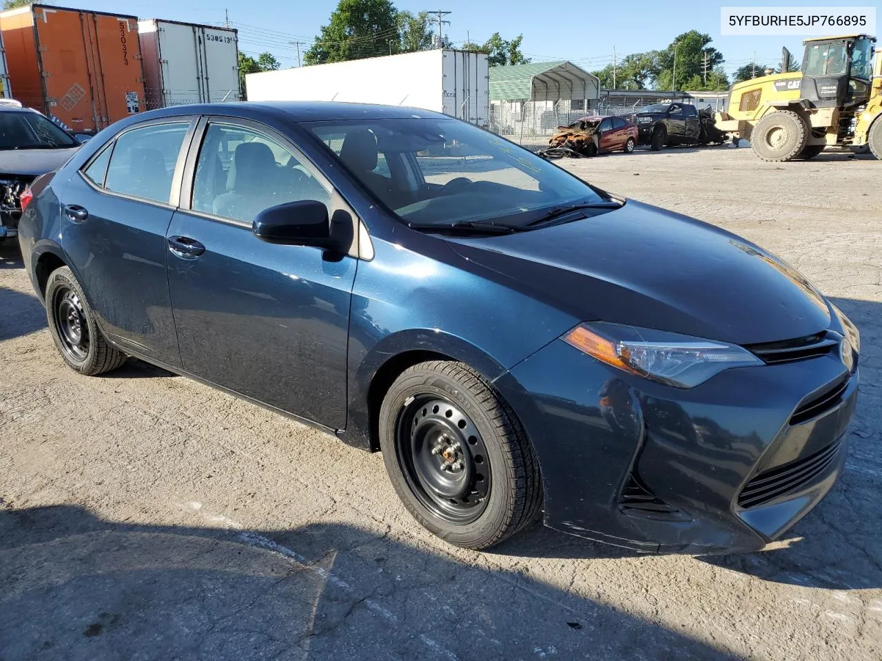 2018 Toyota Corolla L VIN: 5YFBURHE5JP766895 Lot: 57563364