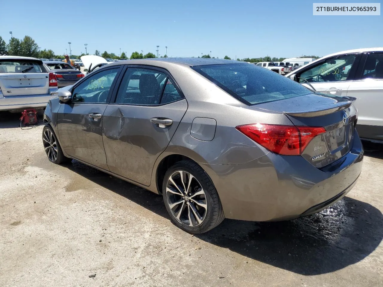 2018 Toyota Corolla L VIN: 2T1BURHE1JC965393 Lot: 58052094