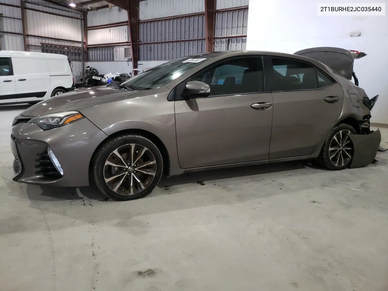 2018 Toyota Corolla L VIN: 2T1BURHE2JC035440 Lot: 58129974