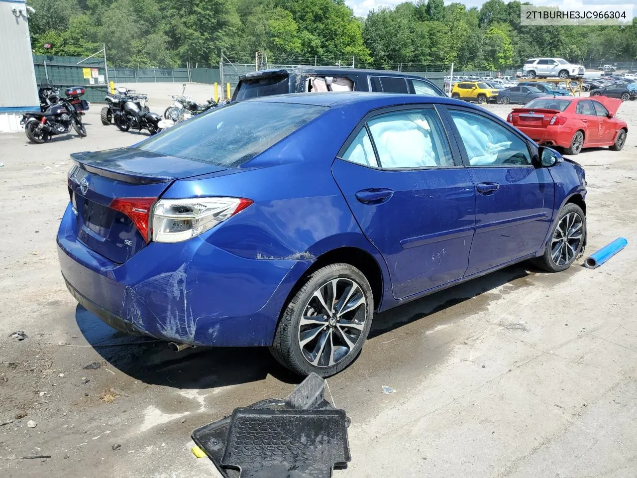 2018 Toyota Corolla L VIN: 2T1BURHE3JC966304 Lot: 58460514