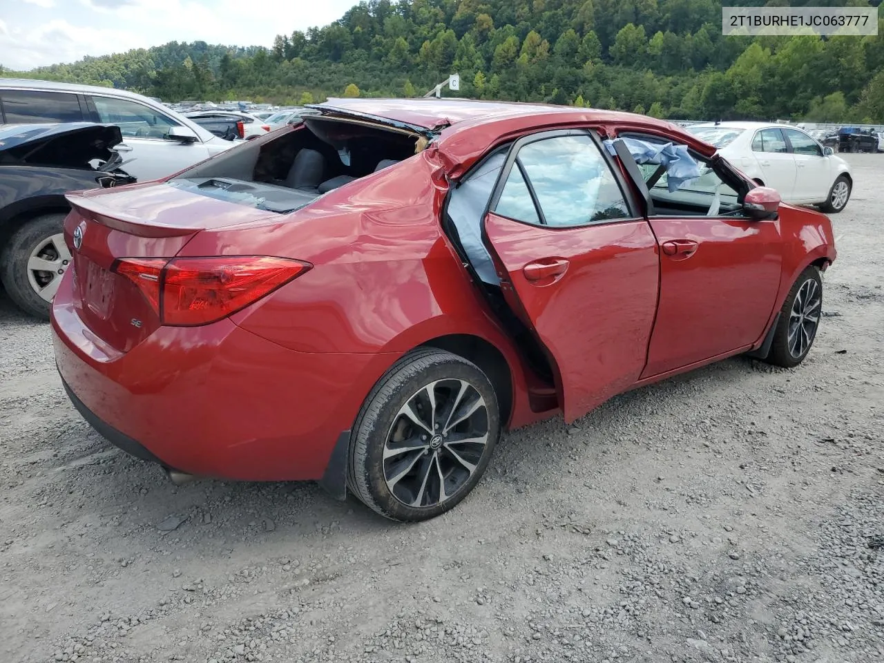 2018 Toyota Corolla L VIN: 2T1BURHE1JC063777 Lot: 64035844