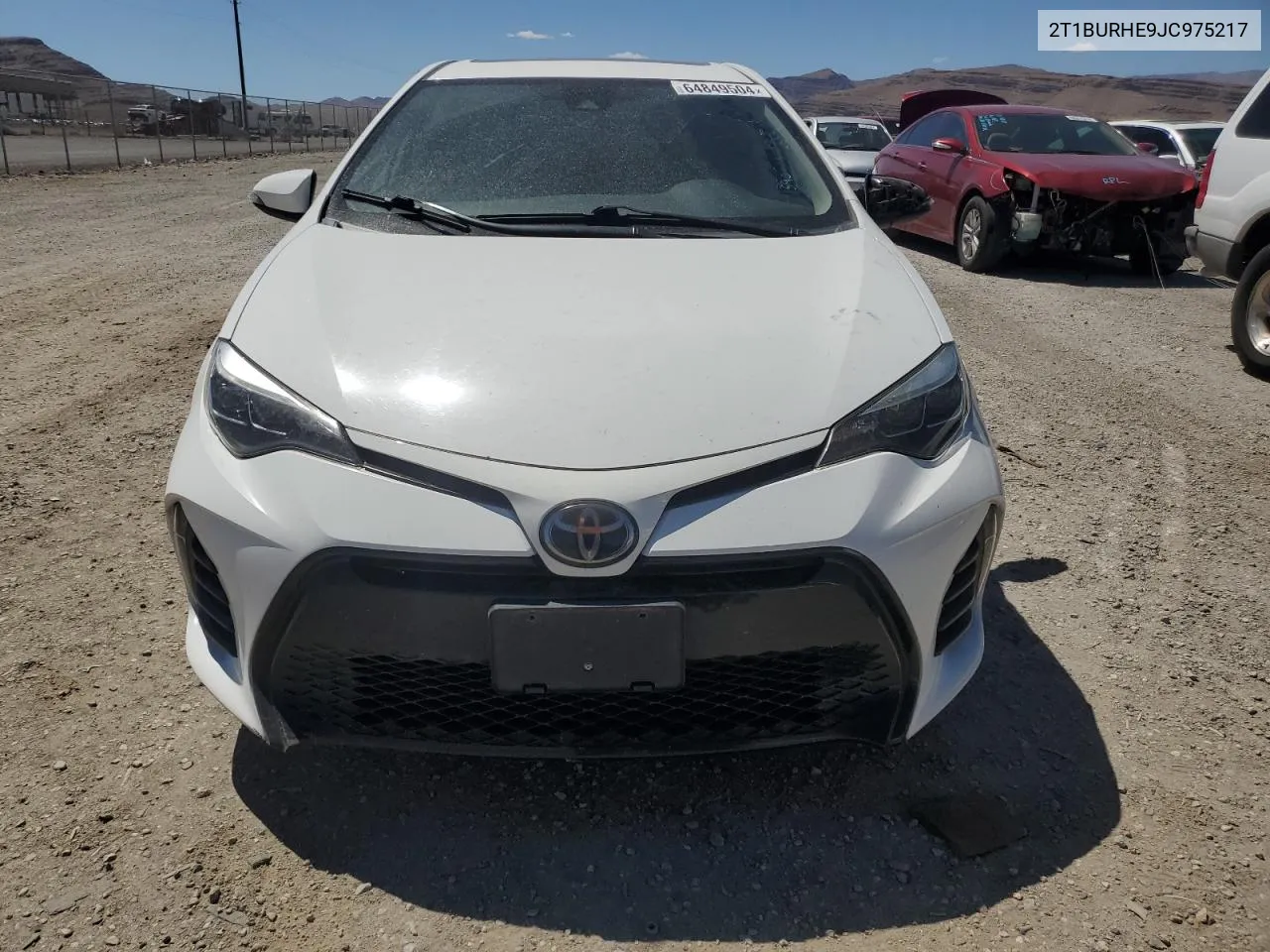 2018 Toyota Corolla L VIN: 2T1BURHE9JC975217 Lot: 64849504