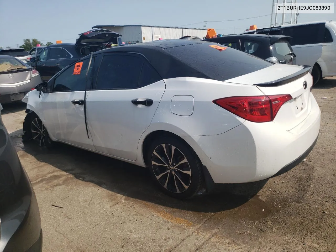 2018 Toyota Corolla L VIN: 2T1BURHE9JC083890 Lot: 64880194