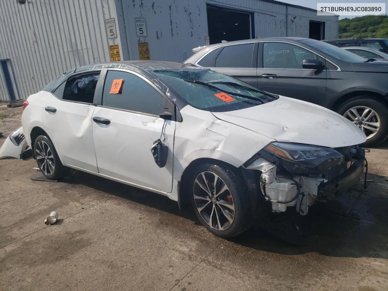 2018 Toyota Corolla L VIN: 2T1BURHE9JC083890 Lot: 64880194