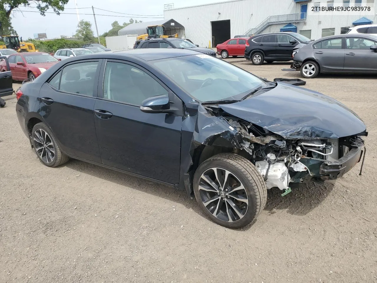 2018 Toyota Corolla L VIN: 2T1BURHE9JC983978 Lot: 66157474