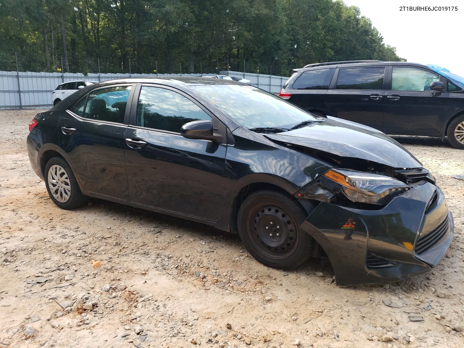 2018 Toyota Corolla L VIN: 2T1BURHE6JC019175 Lot: 66409574