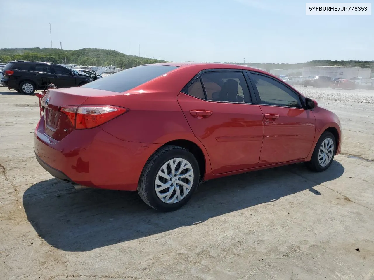 2018 Toyota Corolla L VIN: 5YFBURHE7JP778353 Lot: 66617134