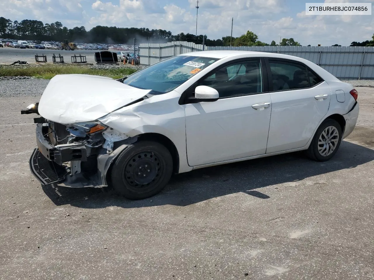 2018 Toyota Corolla L VIN: 2T1BURHE8JC074856 Lot: 67556724