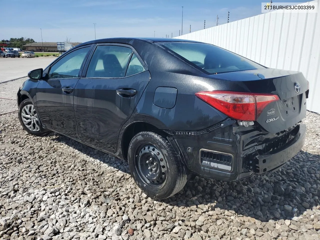 2018 Toyota Corolla L VIN: 2T1BURHE3JC003399 Lot: 67779574