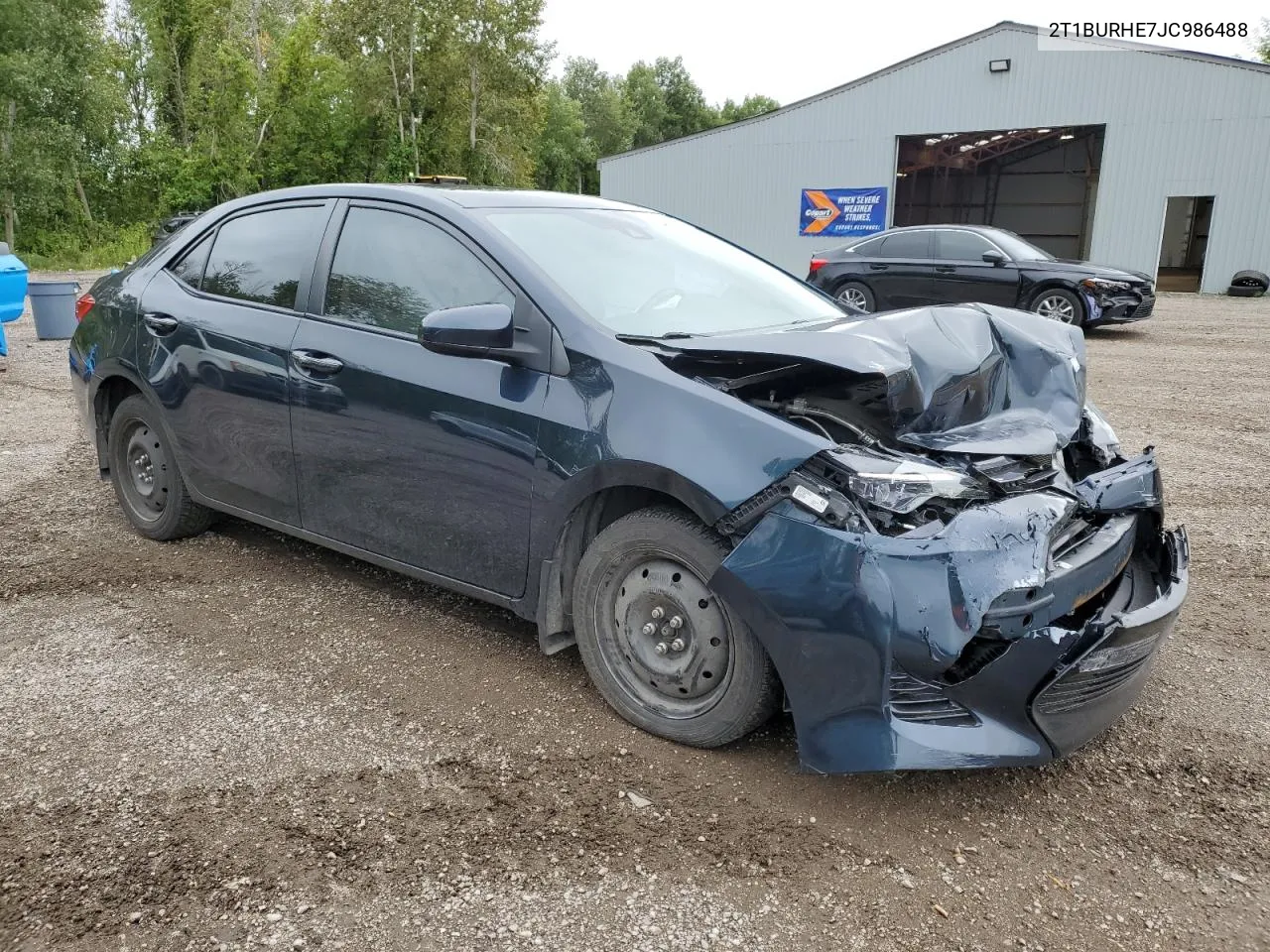 2018 Toyota Corolla L VIN: 2T1BURHE7JC986488 Lot: 67823144