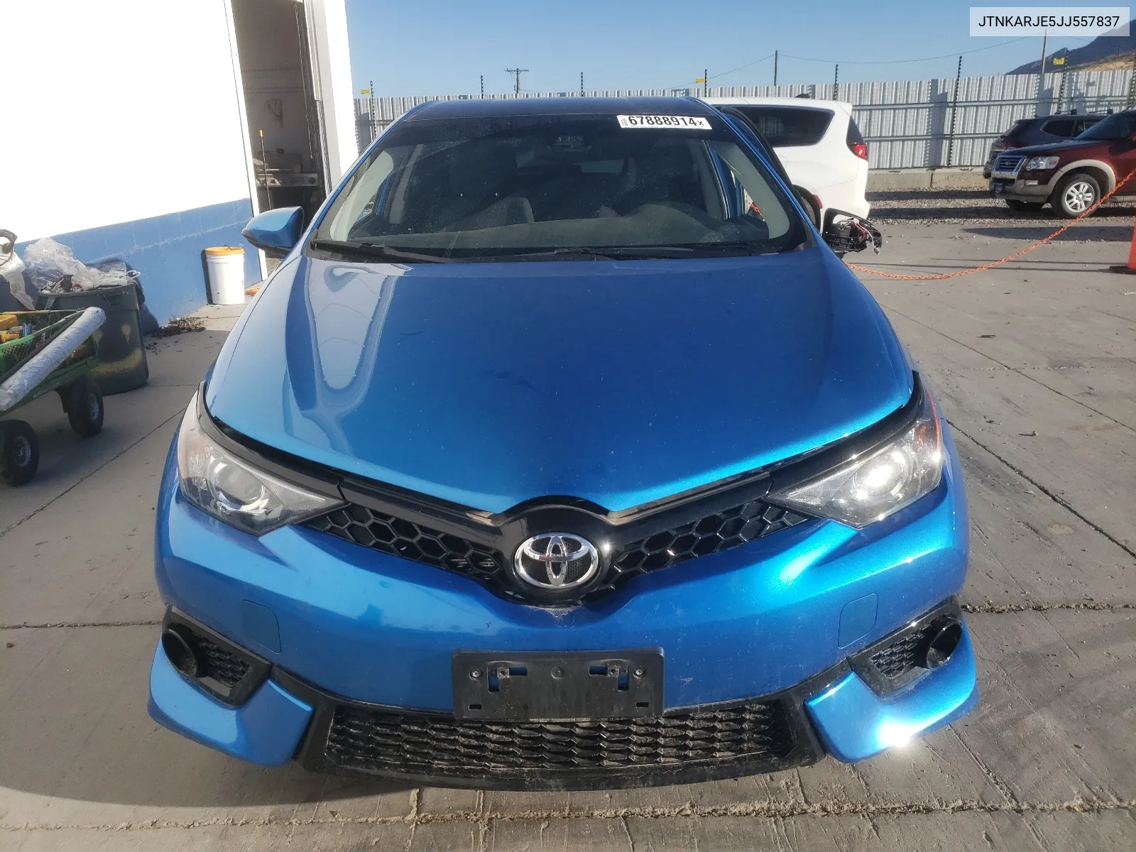 2018 Toyota Corolla Im VIN: JTNKARJE5JJ557837 Lot: 67888914