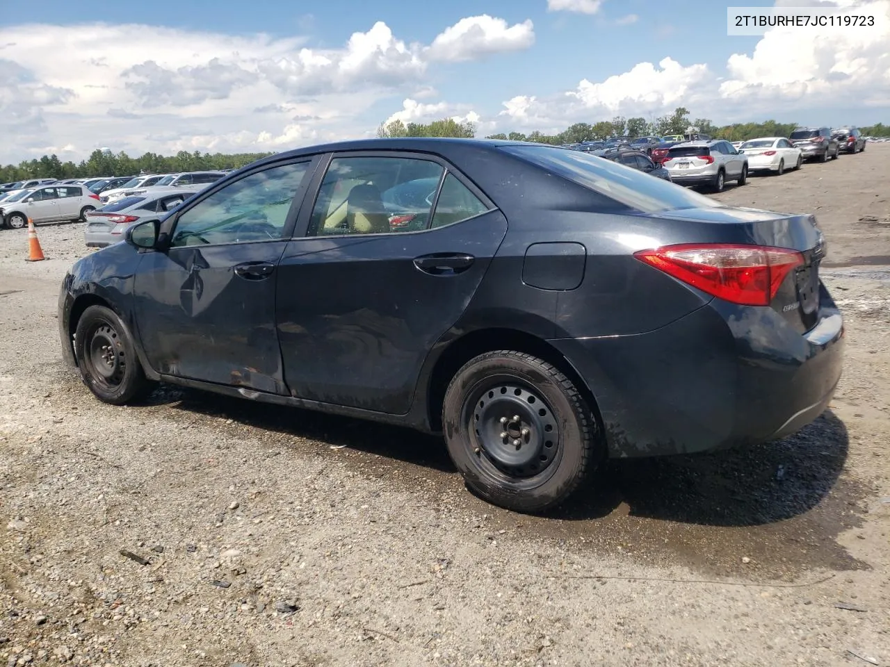 2018 Toyota Corolla L VIN: 2T1BURHE7JC119723 Lot: 68038694