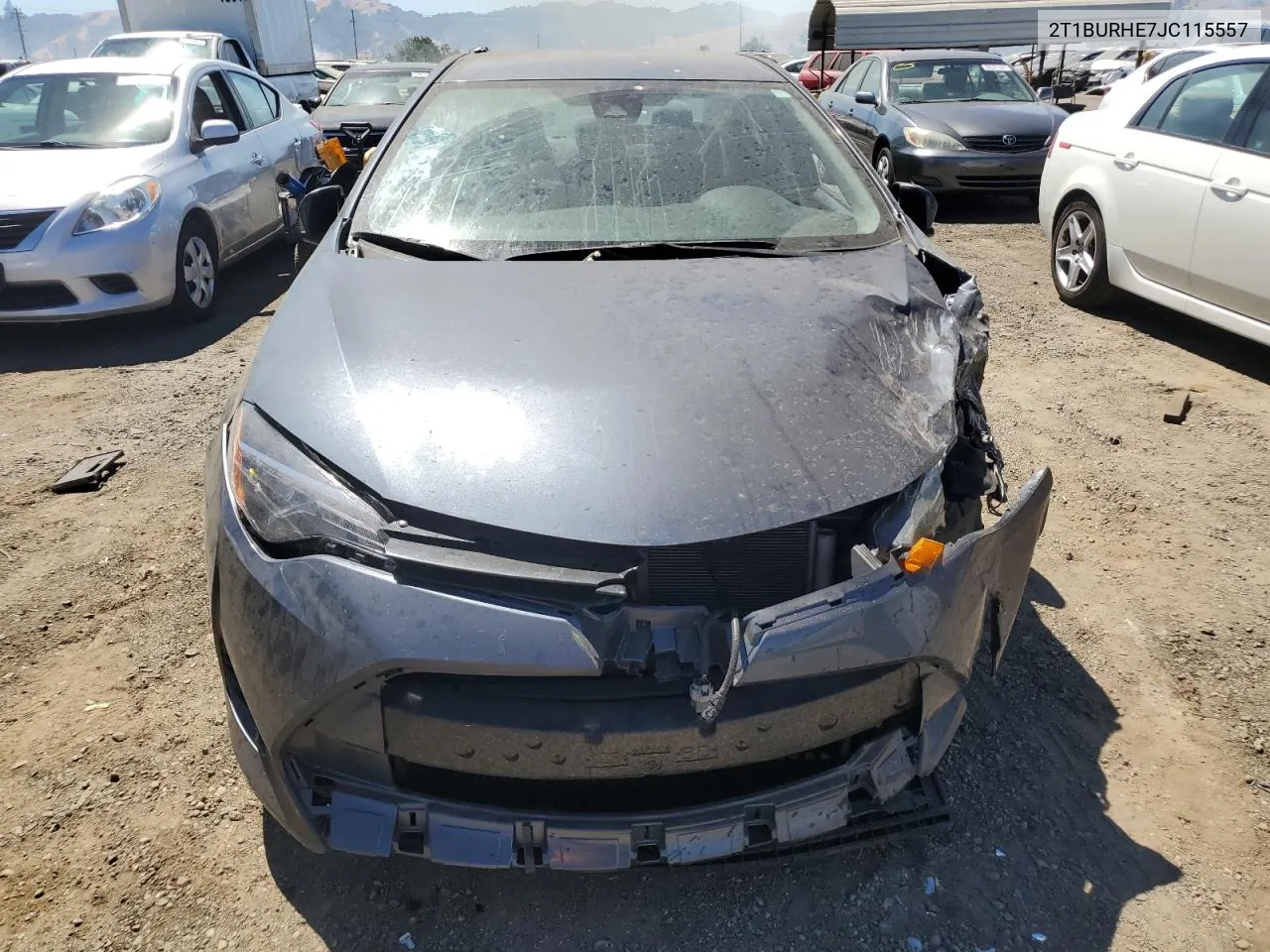 2T1BURHE7JC115557 2018 Toyota Corolla L