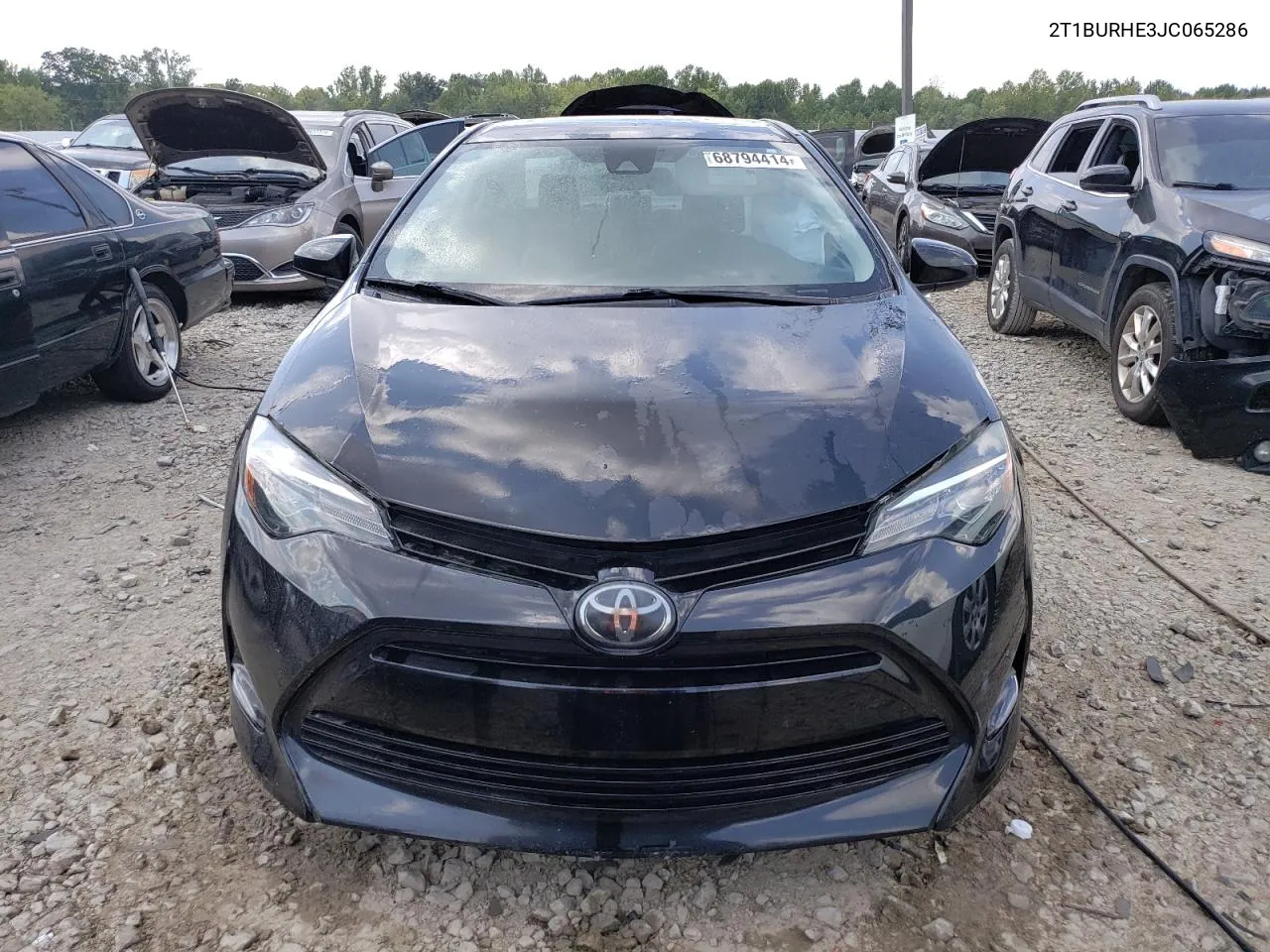 2018 Toyota Corolla L VIN: 2T1BURHE3JC065286 Lot: 68794414