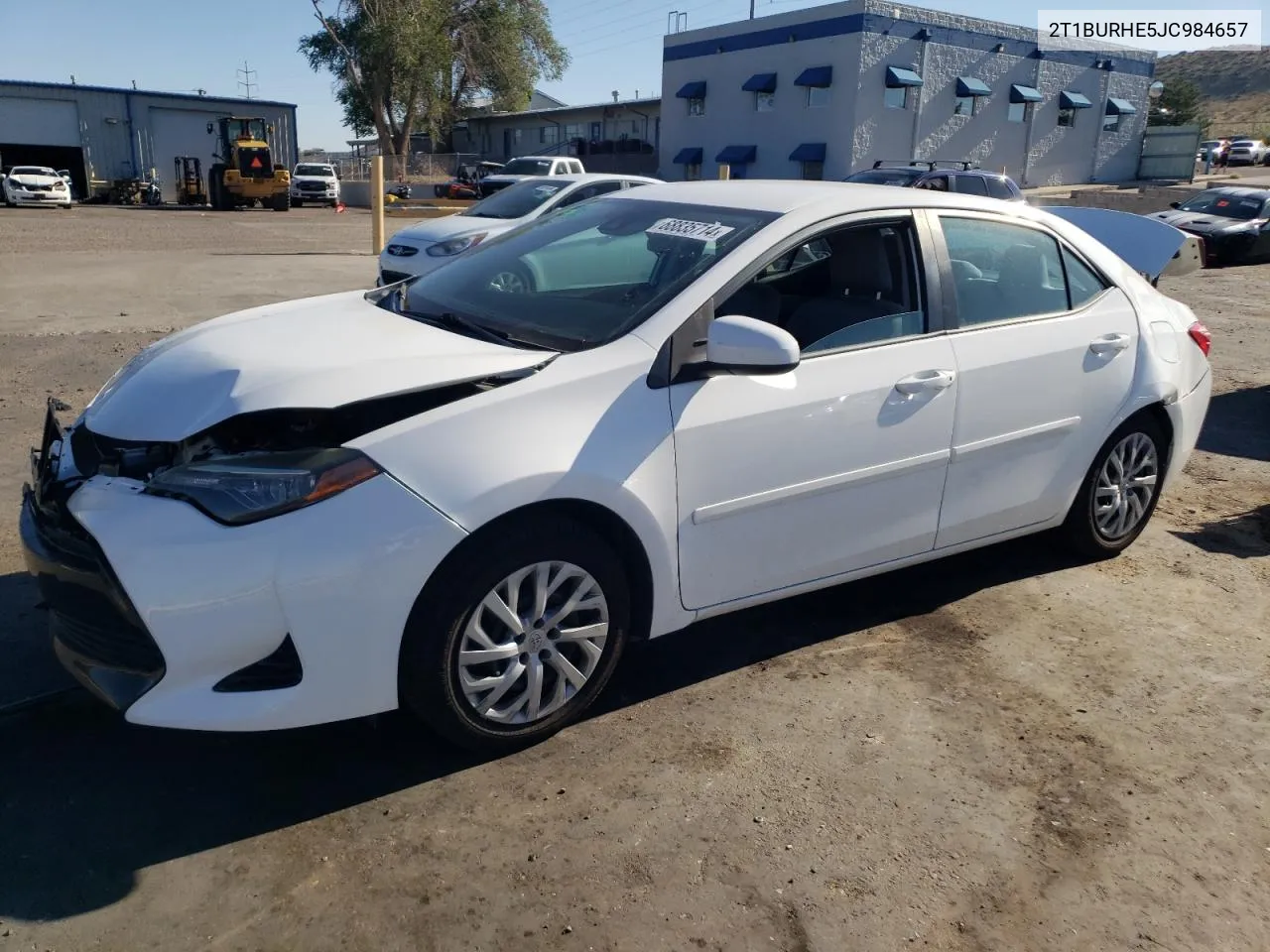 2018 Toyota Corolla L VIN: 2T1BURHE5JC984657 Lot: 68835714