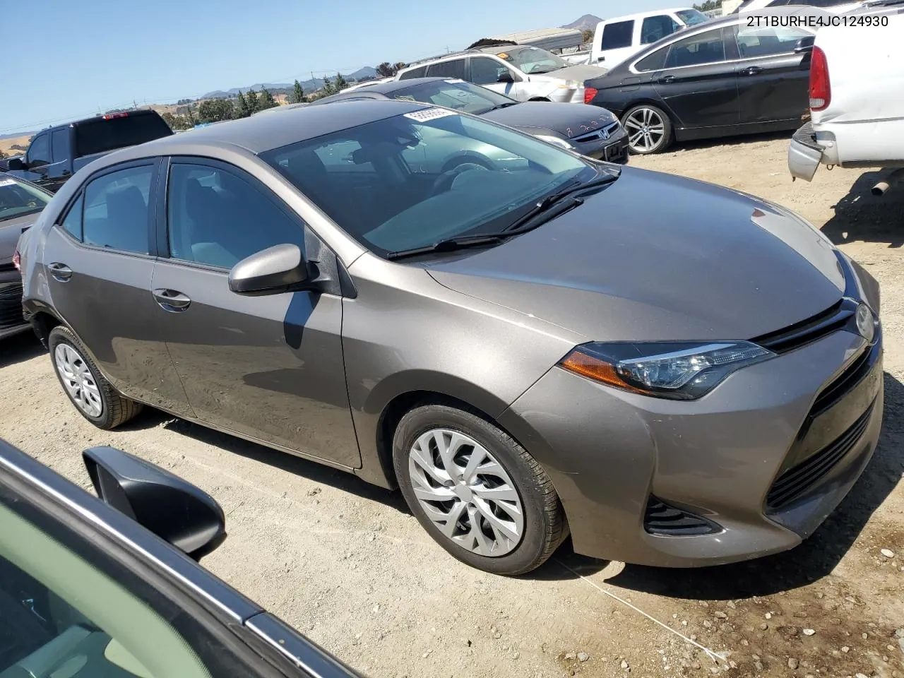 2018 Toyota Corolla L VIN: 2T1BURHE4JC124930 Lot: 68898694