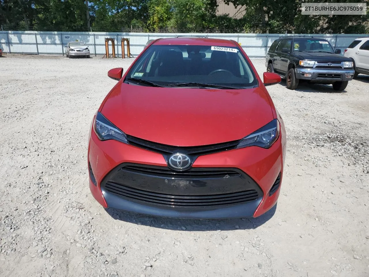 2018 Toyota Corolla L VIN: 2T1BURHE6JC975059 Lot: 69023214