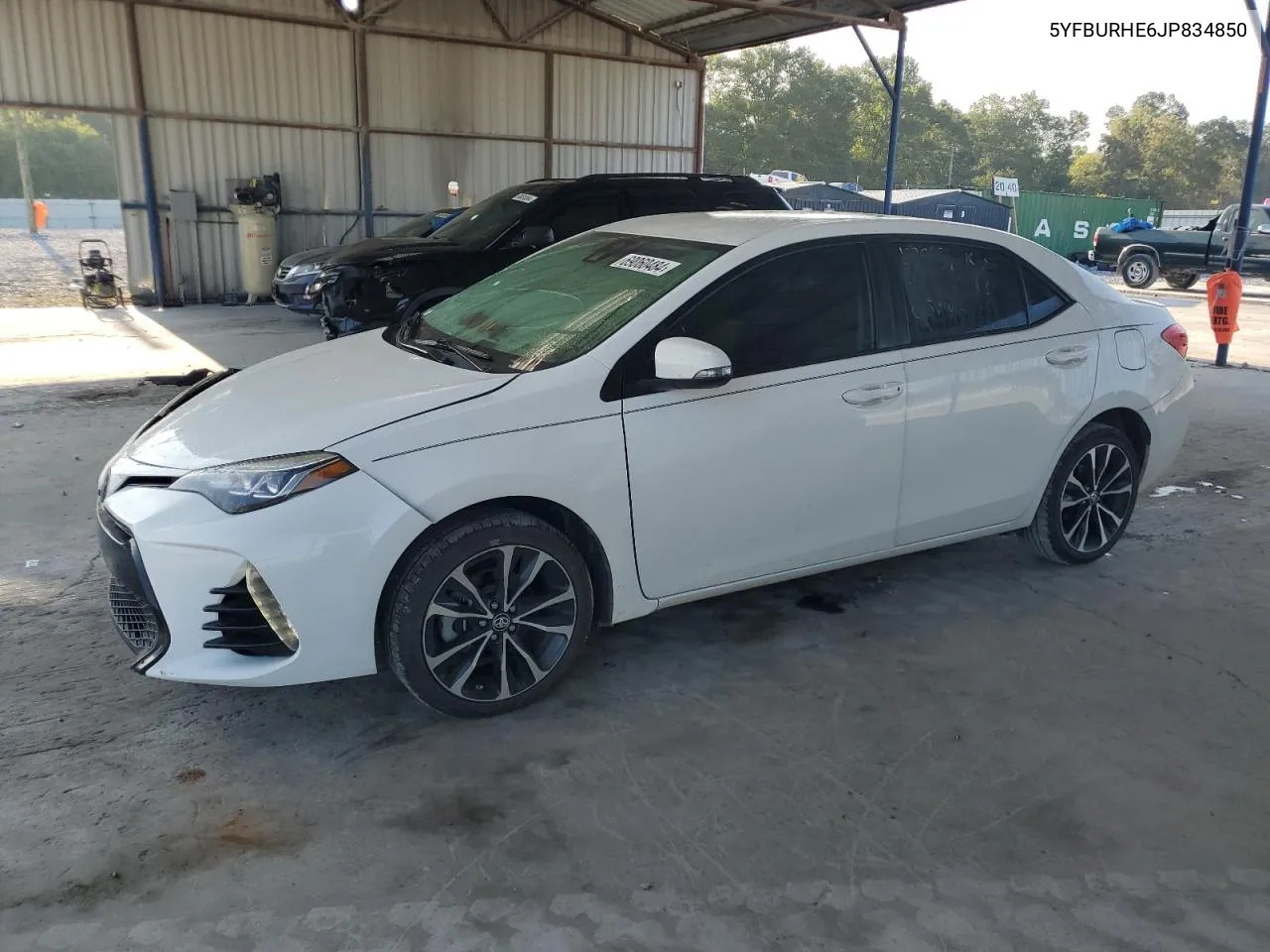 2018 Toyota Corolla L VIN: 5YFBURHE6JP834850 Lot: 69060484