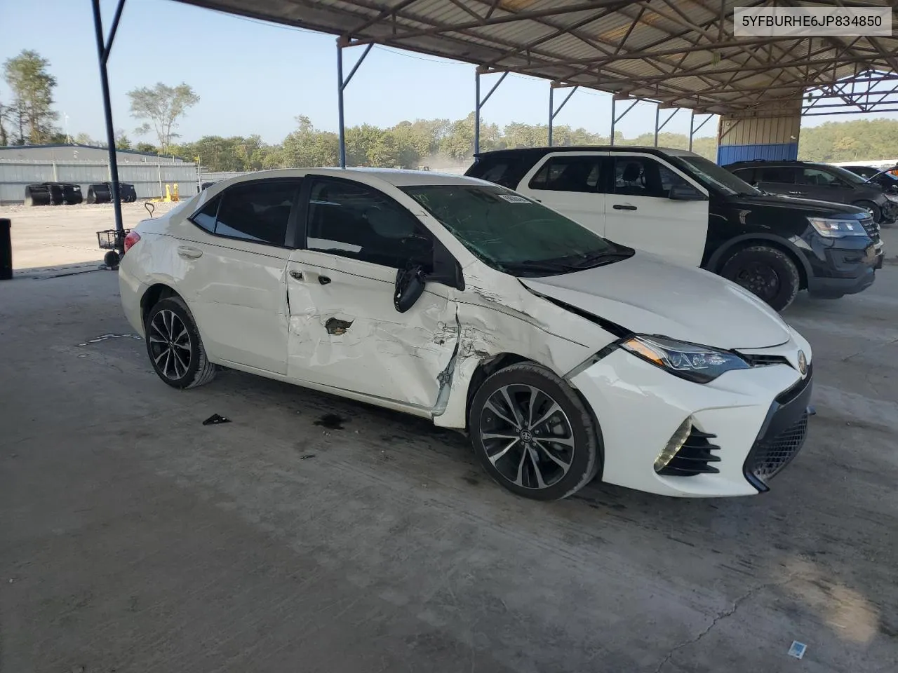 2018 Toyota Corolla L VIN: 5YFBURHE6JP834850 Lot: 69060484