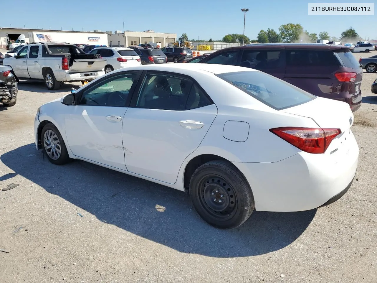 2018 Toyota Corolla L VIN: 2T1BURHE3JC087112 Lot: 69138724