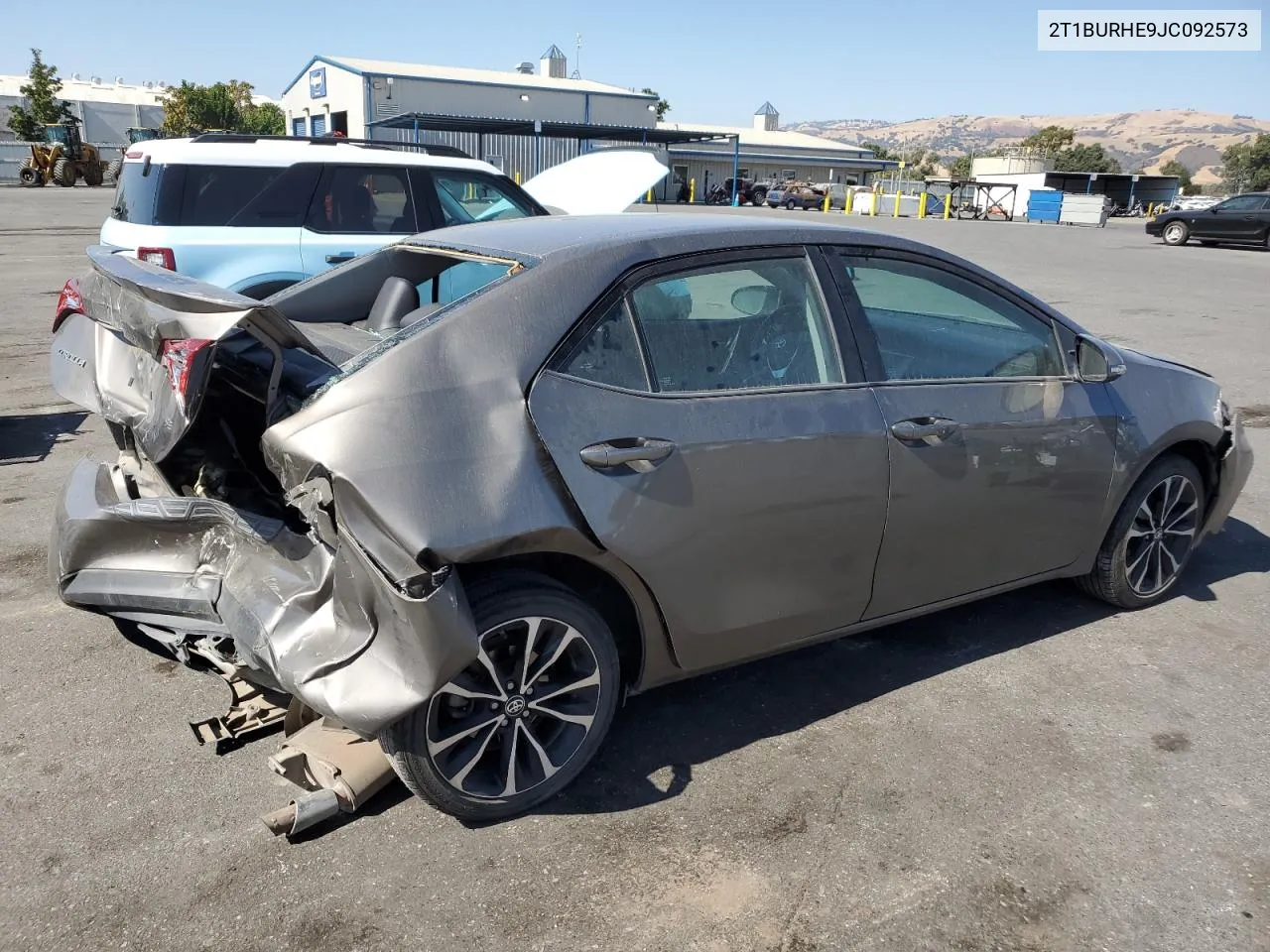 2018 Toyota Corolla L VIN: 2T1BURHE9JC092573 Lot: 69238084